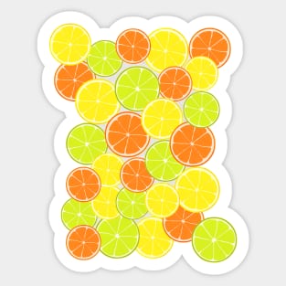 Citrus Slices - orange, lime, lemon Sticker